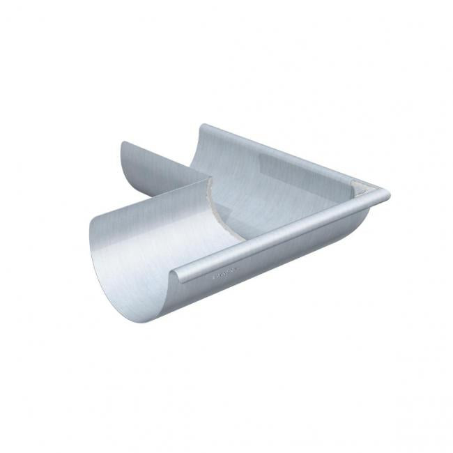 Équerre extérieur à souder zinc demi-ronde 33 - 11007526