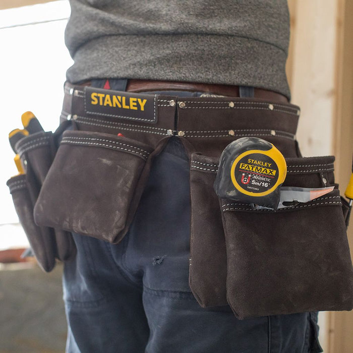Porte-Outils cuir double ceinture Stanley STST1-80113