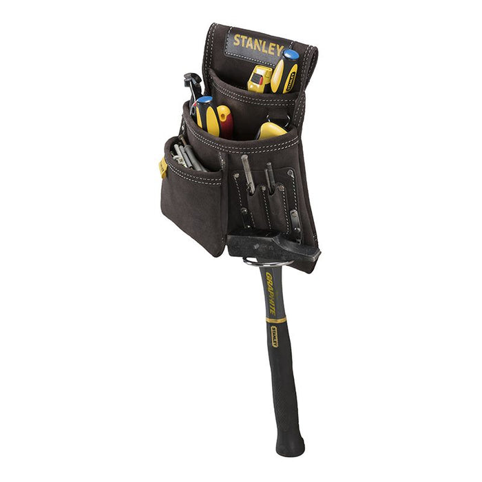 Porte-Outils et porte-marteau cuir simple Stanley STST1-80114