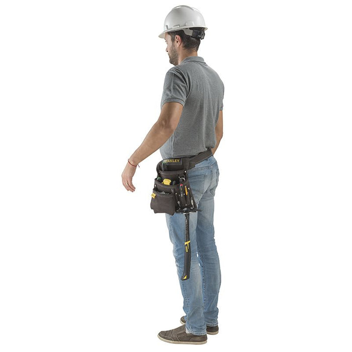 Porte-Outils et porte-marteau cuir simple Stanley STST1-80114