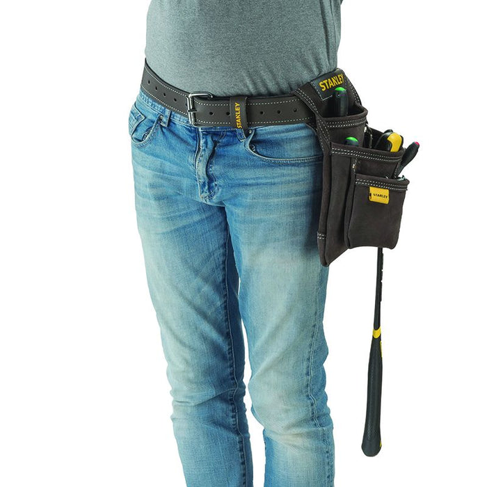 Porte-Outils et porte-marteau cuir simple Stanley STST1-80114