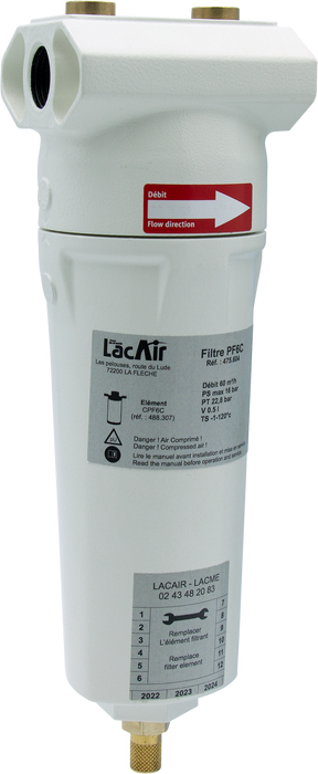 Prefiltre Pf6C - 1/2" 475604 Lacme