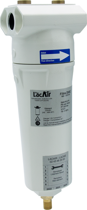 Filtre Deshuileur Dh6C - 1/2" 475704 Lacme