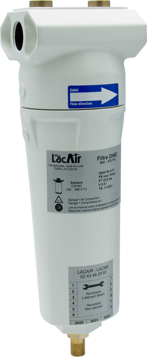 Filtre Déshuileur Dh9C - 1/2'' 475714 Lacme