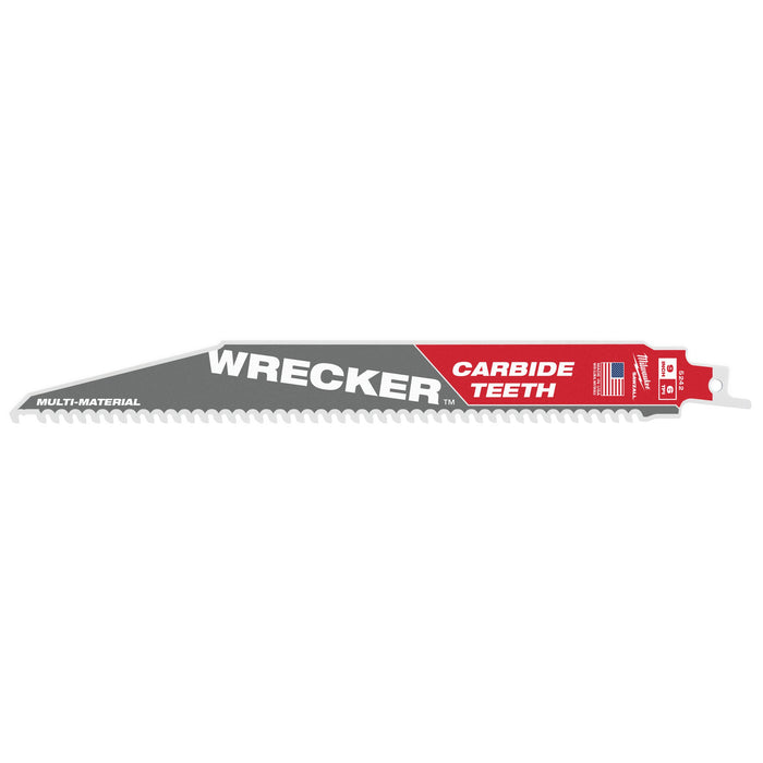 Lame scie sabre multi matériaux TCT wrecker 150, 230, 300mm - Milwaukee