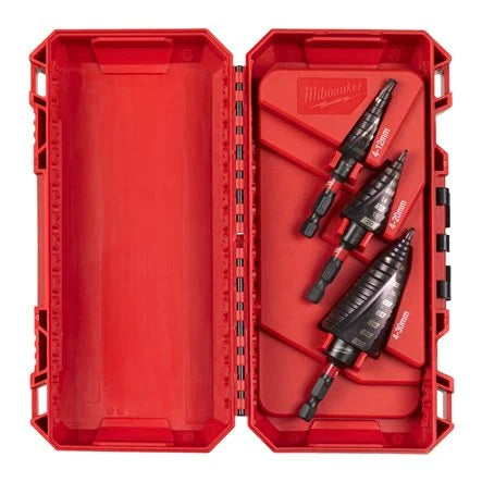 Coffret 3 forets étagés Shockwave ø4-12, 12-20mm - Milwaukee
