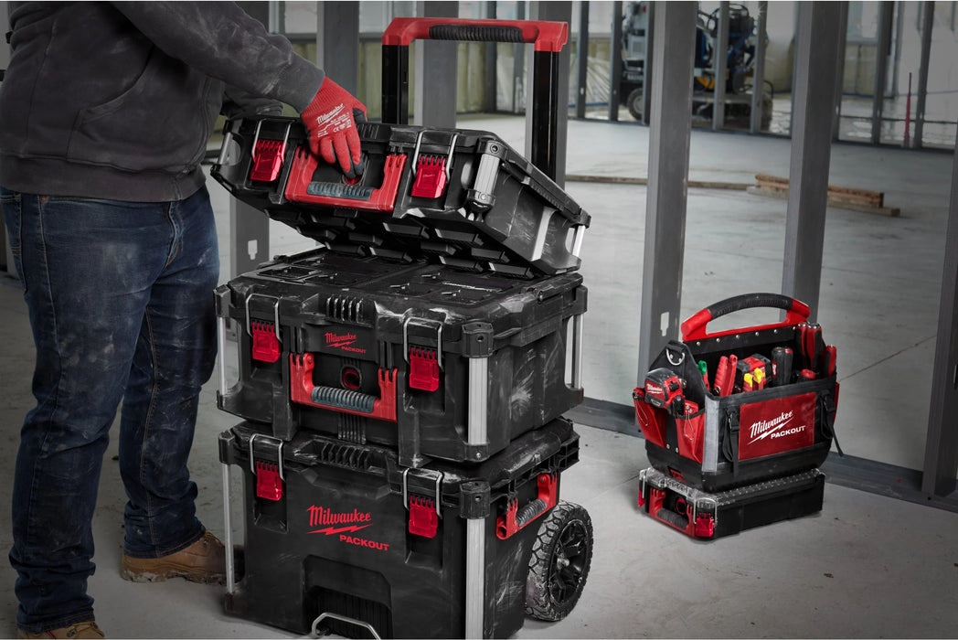 PACKOUT™ SET 3 PCS (TROLLEY + COFFRET LARGE + COFFRET) - 4932464244 MILWAUKEE