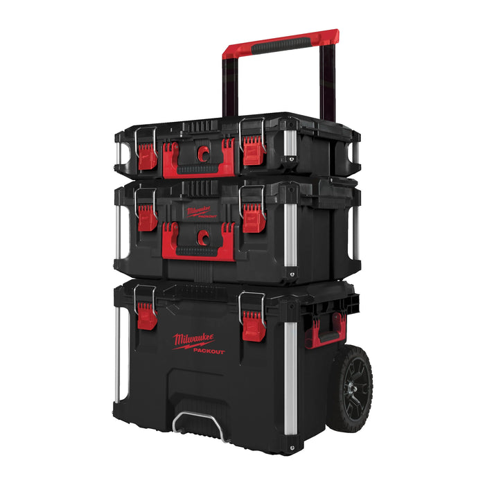 PACKOUT™ SET 3 PCS (TROLLEY + COFFRET LARGE + COFFRET) - 4932464244 MILWAUKEE