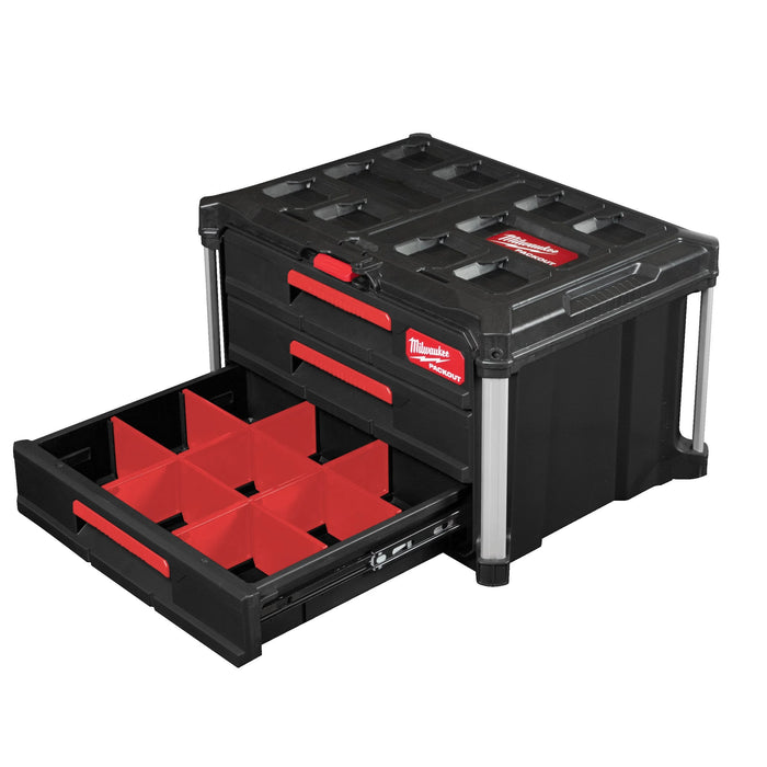 PACKOUT Coffret 3 tiroirs - 4932472130 MILWAUKEE