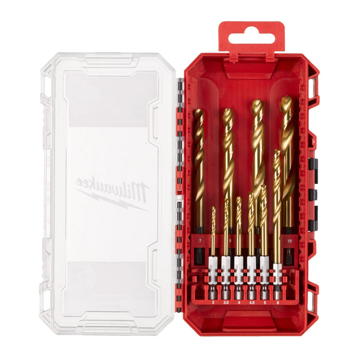 Coffret 10 Forets métaux HSS-G RED HEX - 4932493865 Milwaukee