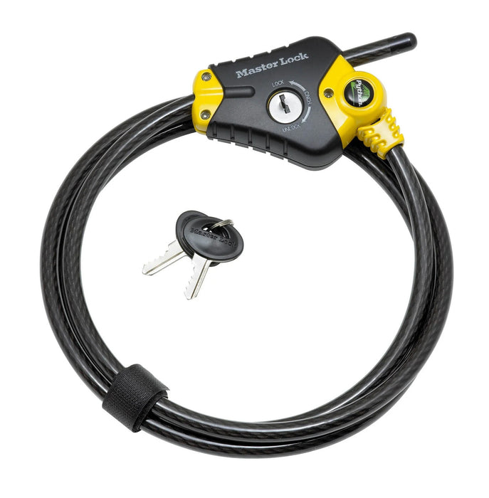 Câble antivol python avec cadenas Masterlock