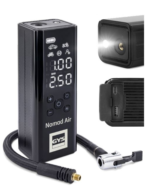 COMPRESSEUR PORTATIF NOMAD AIR 10bars max - 088795 GYS