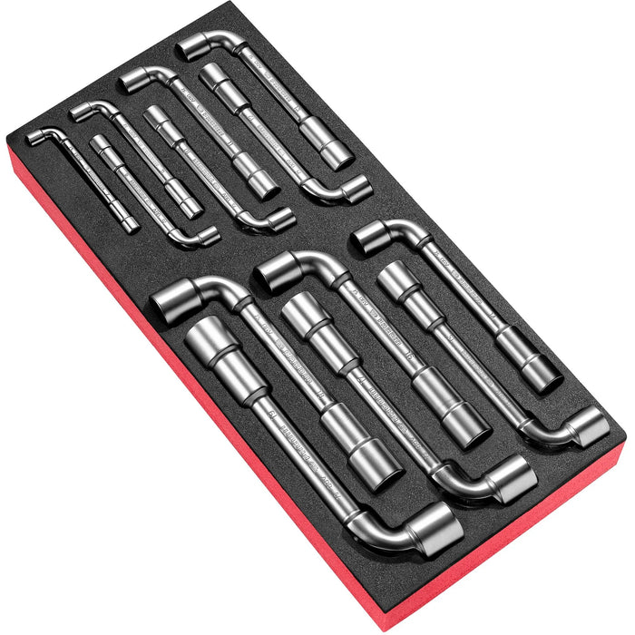 Module de clés à pipe débouchées métriques en plateau mousse MODM.75 Facom