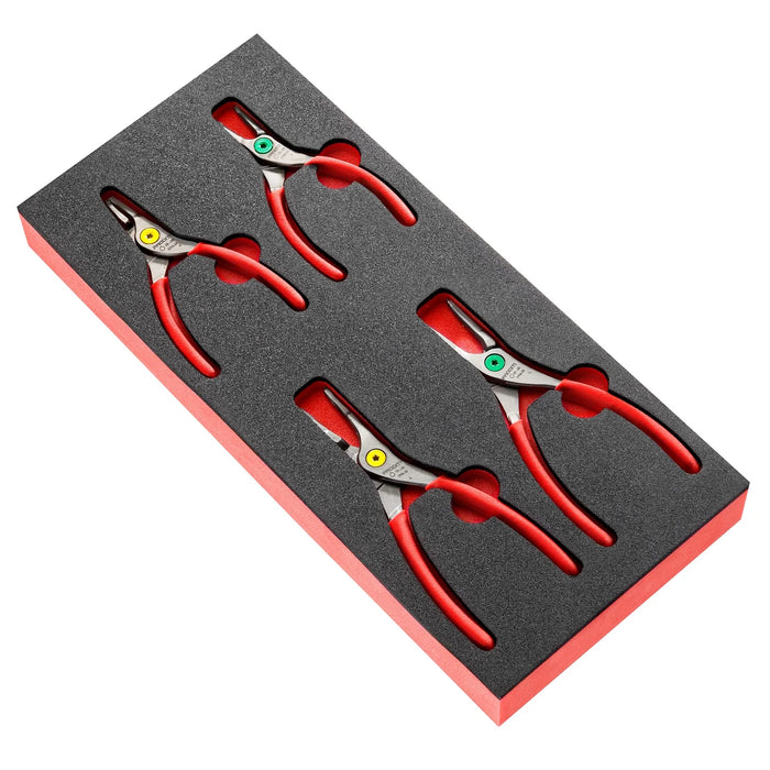 Module mousse de 4 pinces Circlips® MODM.PCSN Facom
