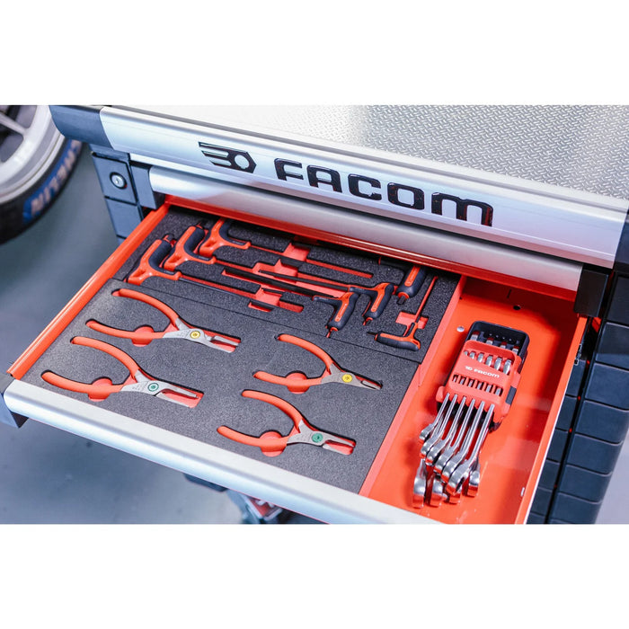 Module mousse de 4 pinces Circlips® MODM.PCSN Facom