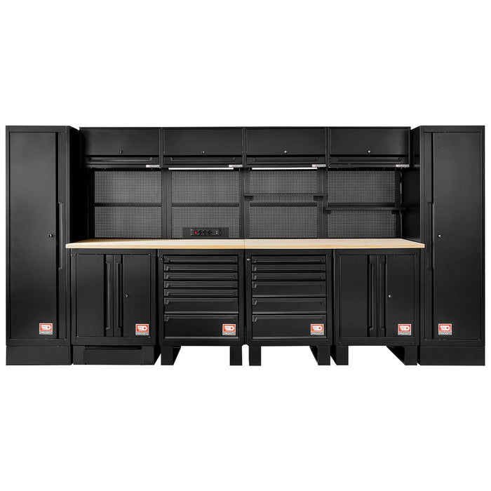 Établi métal noir + plateau bois - ensemble complet - Facom RWS2-10BS