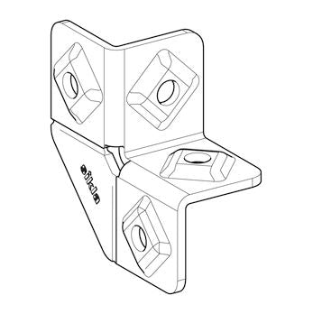 Equerre d'angle EW 41-1 - SIKLA.117336