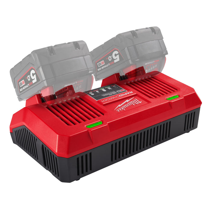 Chargeur Rapide Double 18V - M18 DFC - Milwaukee
