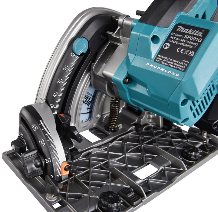 Scie plongeante XGT® 40V Ø165 mm Bluetooth (Produit seul) - SP001GZ03 Makita