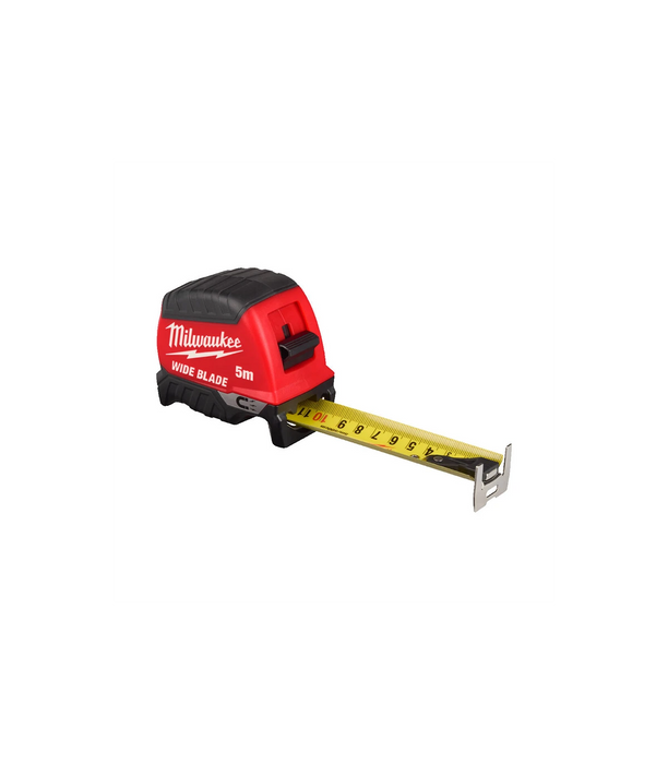MÈTRE RUBAN LARGE PREMIUM MAGNÉTIQUE 5M - 8M largeur 35MM - MILWAUKEE