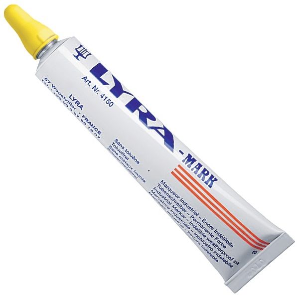 MARQUEUR LYRA JAUNE TUBE INDÉLÉBILE STYLMARK 50 ML