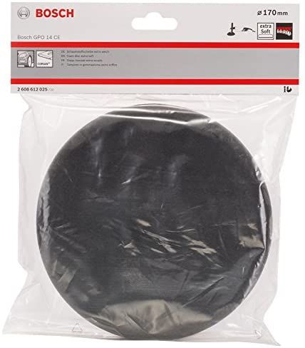 Disque mousse pour polisseuses 170mm extra-souple Bosch 2608612025
