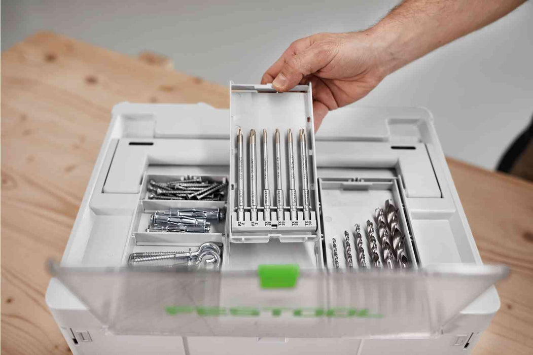 Festool Coffret de forets hélicoïdaux BKS SYS3 D3-10 CE/W - 577396 Festool