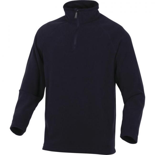 Polaire Demi Zip Noir ALMA 200g/m² Delta Plus