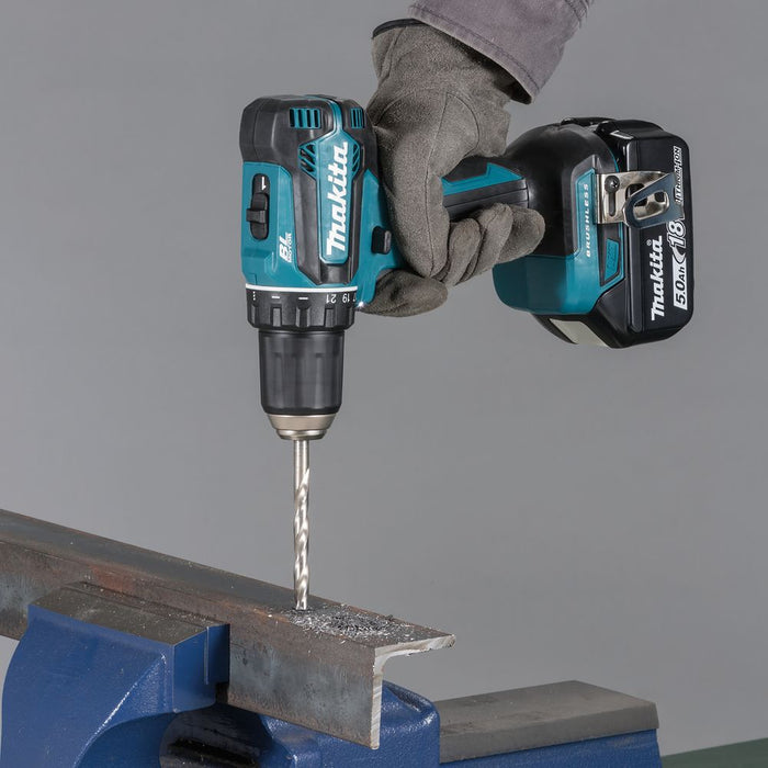 Perceuse visseuse 18V Li-Ion 5Ah ø13 - 2 batteries + chargeur DDF485RTJ Makita