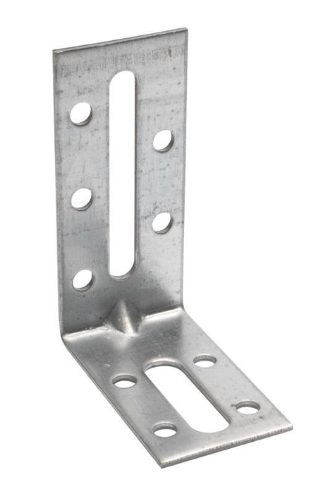 Equerre de fixation avec renfort acier galvanisé 30x70x54x2