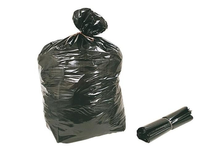 SACS POUBELLES 130 LITRES AVEC SOUFFLETS (1 rouleau)
