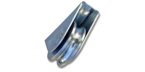 Galet gorge ronde support exterieur ø60 mm