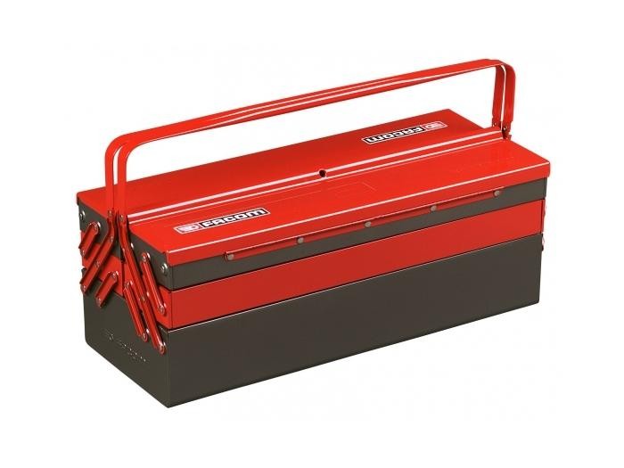 Boîte à outils métallique 5 cases grand volume BT.13GPB