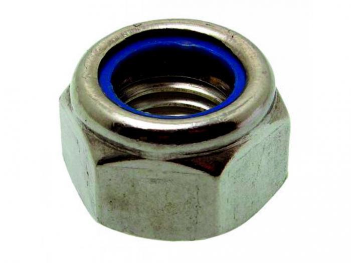 Écrou Hexagonal Indesserable Avec Bague Nylon Inox A2