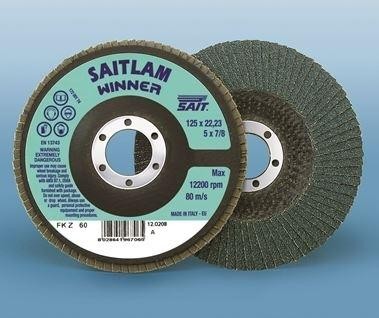 Disque Lamelle Zirconium 125X22.23 Gr60