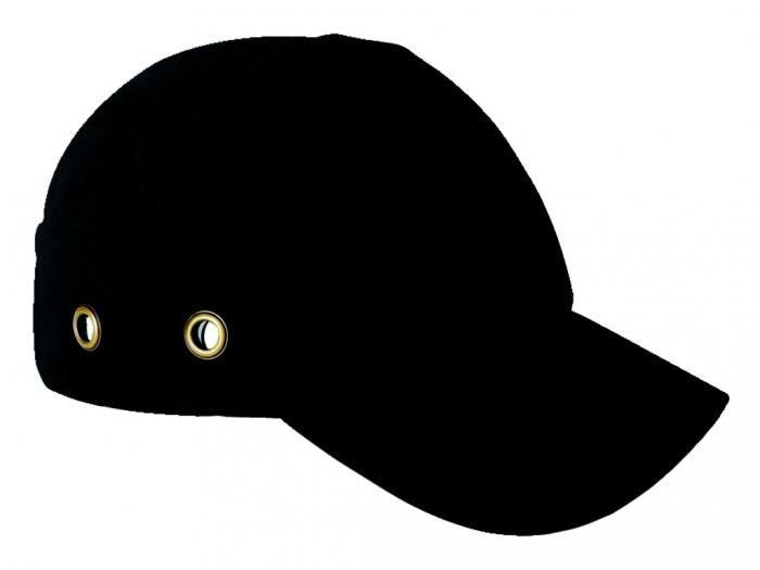 casquette coton noir anti-heurt