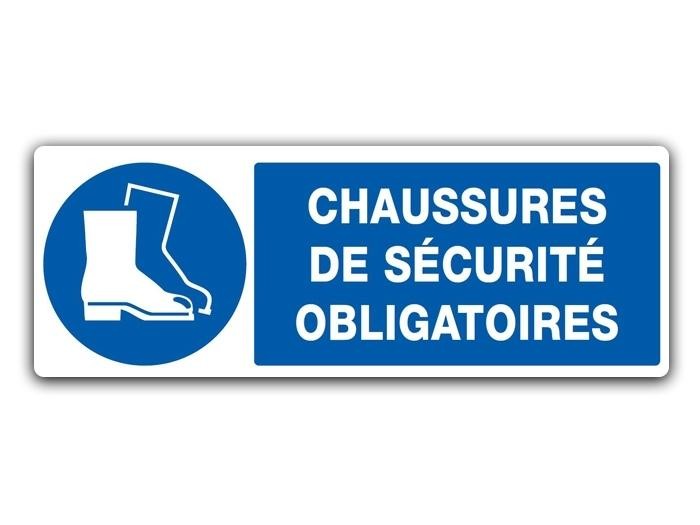 panneau chaussures de sècuritè obligatoires