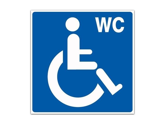 PANNEAU TOILETTES HANDICAPÉS