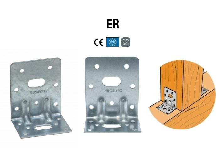 Équerre renforcée acier galva 75x80x50x2