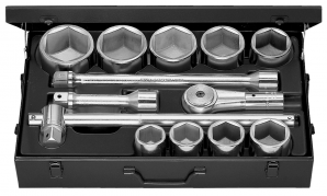 Coffret douille 1' 6p. mm m.423e Facom