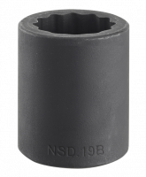 Douille 1/2 impact 12p 35mm nsd.35b Facom