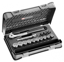 Coffret douil 1/2' 12p mm s.151b 15pc s.151-1p12 Facom