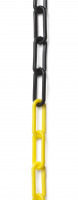 25 m chaine plast jaune noir ev.ch Facom