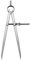 Compas a pointe seche 200 mm dela.1901.07 Facom
