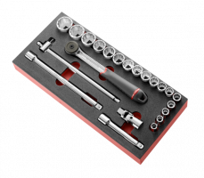 Mod mousse douil 1/2' 12p in s.161b 22pc modm.s161-212u Facom