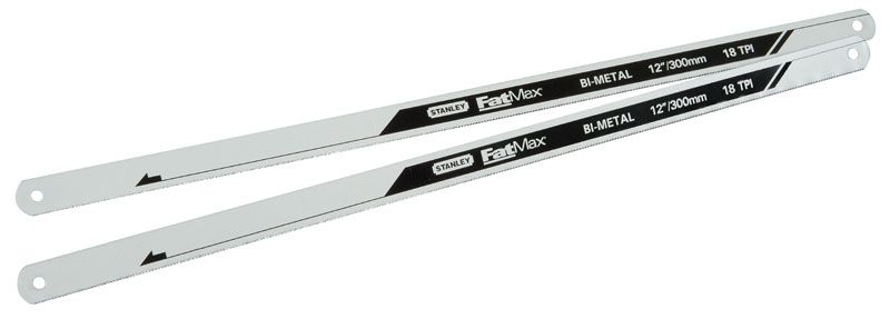 Lame De Scie A Metaux - Carte 2 Lames Bimetal Fatmax 10 Dent Stanley FMHT0-20195