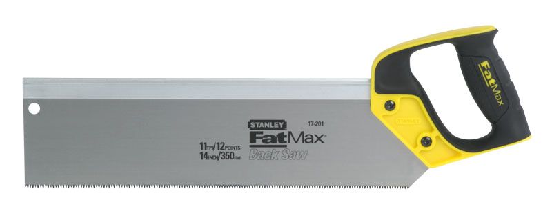 Scie A Dos 350Mm - 13 Dents/Pouce - Fatmax Stanley 2-17-202