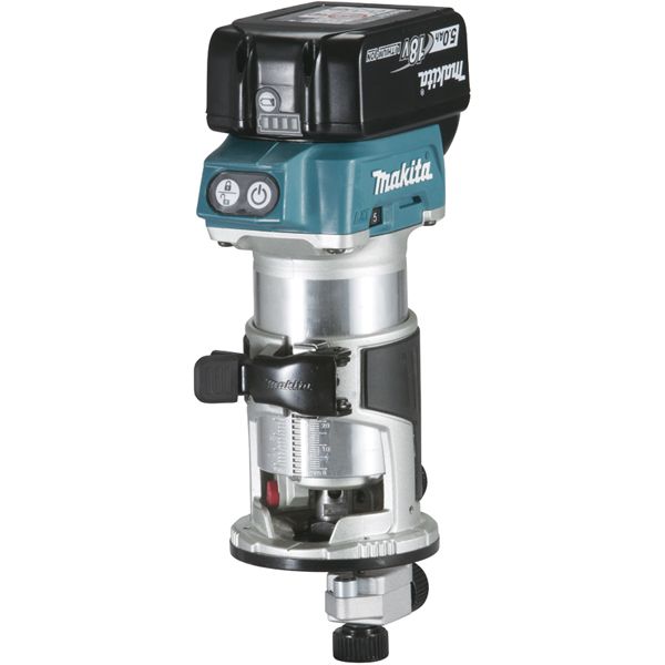 Affleureuse 18 V 5 Ah 8 mm ( kit d'accessoires)DRT50RTJX3 MAKITA