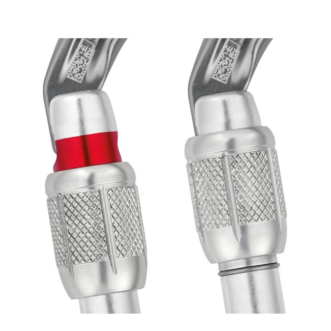Mousqueton asymétrique léger AMD SCREW LOCK PETZL
