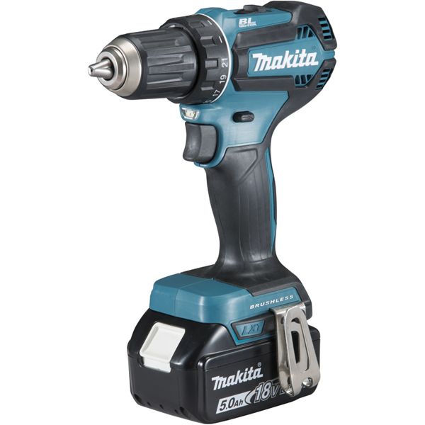 Perceuse visseuse 18V Li-Ion 5Ah ø13 - 2 batteries + chargeur DDF485RTJ Makita